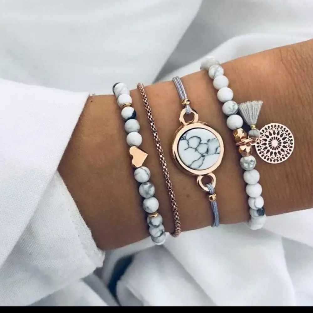 Boho bracelets 4pc.